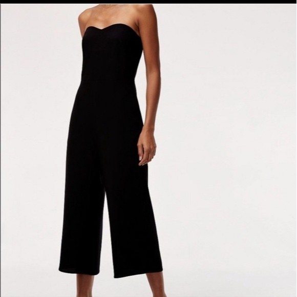 Aritzia Pants - Aritzia Babaton Women's Roshan Black Strapless Jumpsuit Bandeau Size 2